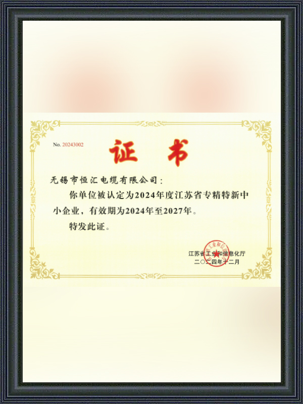 専門的で洗練された特色ある革新的な中小企業の証明書